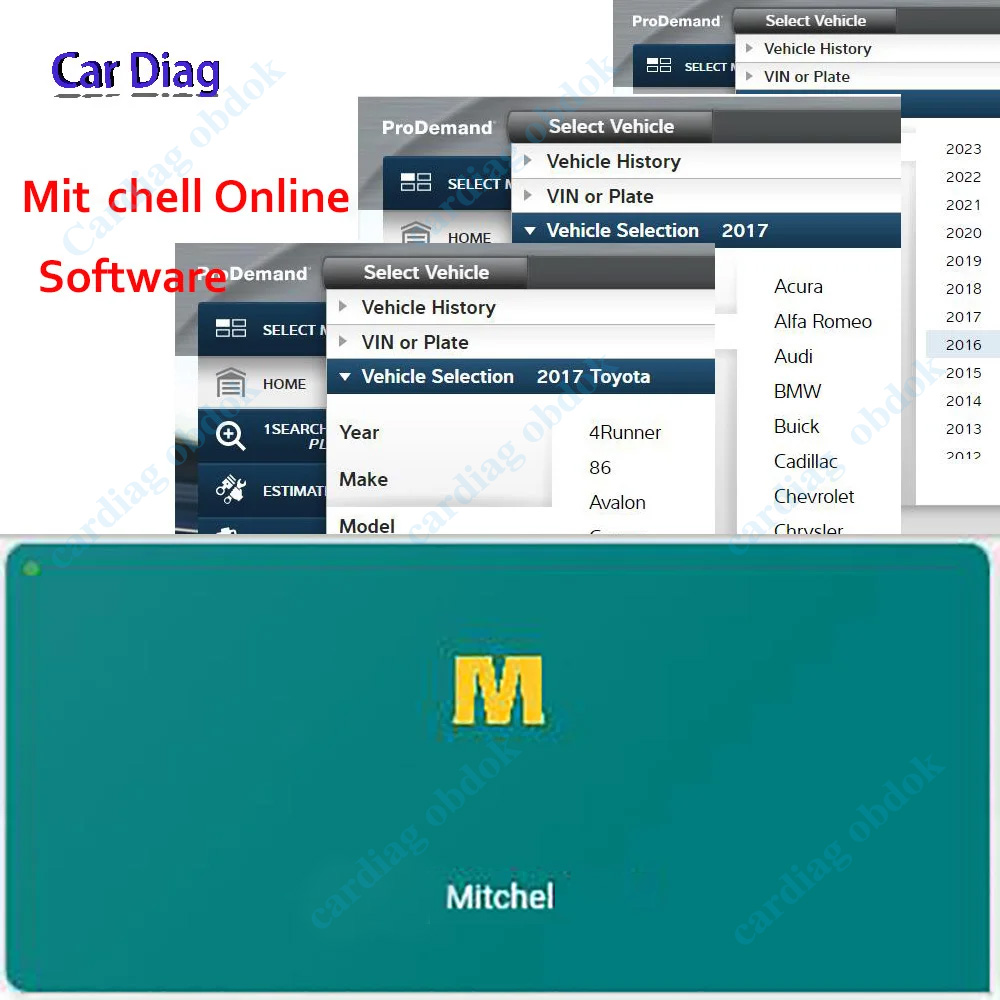 Auto Repair Shop Manager - ซอฟต์แวร์ซ่อมรถยนต์ออนไลน์ Mit-chel l ปี 2026 สำหรับการจัดการข้อมูลรถยนต์